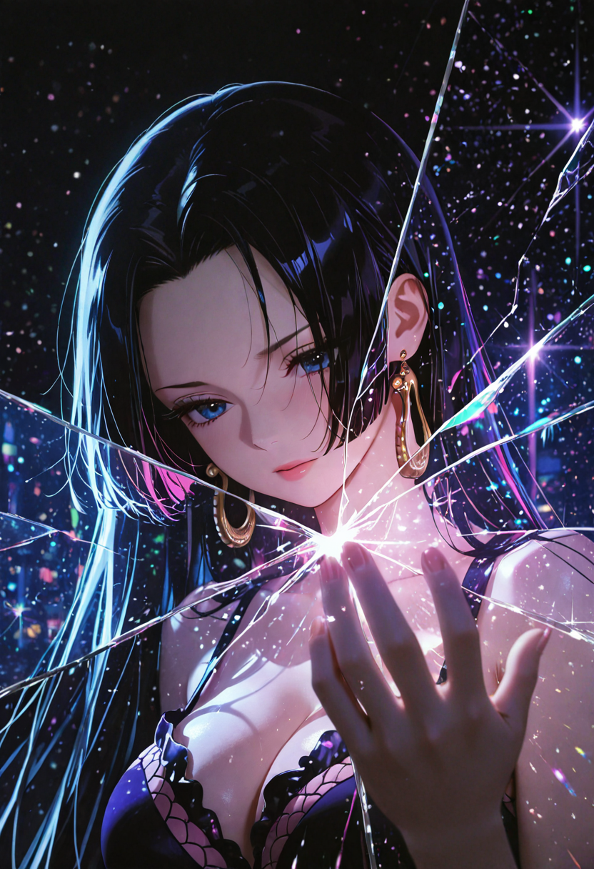 A6 Waifu Board Magic Glass Boa Hancock