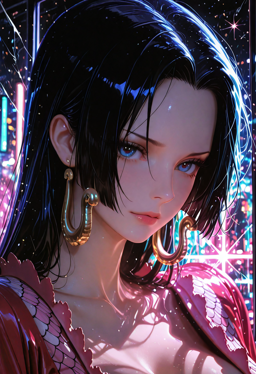 A6 Waifu Board Magic Glass Boa Hancock