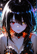 A6 Waifu Board Magic Glass tokisaki_kurumi