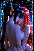 A6 Waifu Board Magic Glass Akeno n Rias