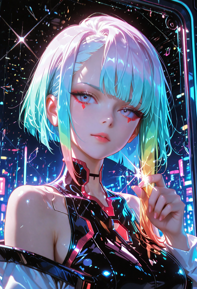 A6 Waifu Board Magic Glass Cyber Lucy
