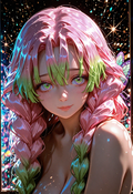 A6 Waifu Board Magic Glass Mitsuri