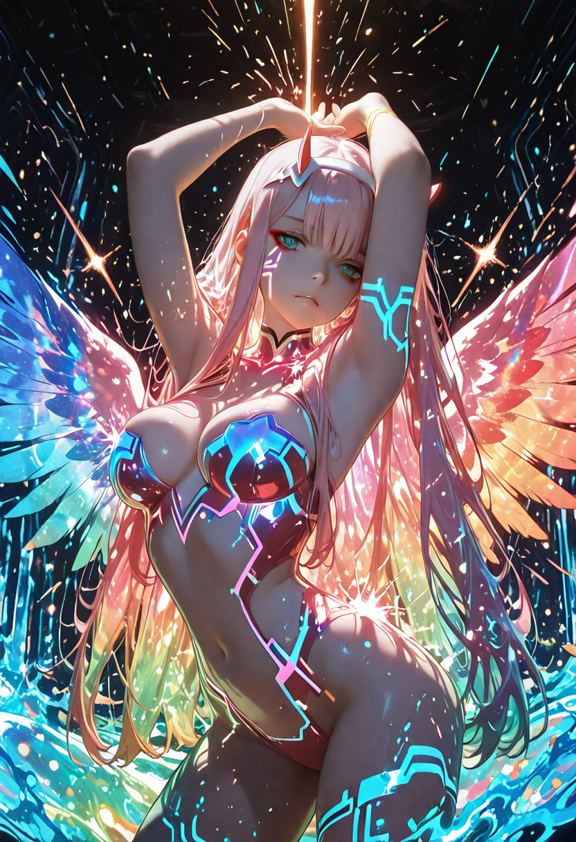 A6 Waifu Board Magic Glass Zero Two