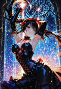 A6 Waifu Board Magic Glass tokisaki_kurumi