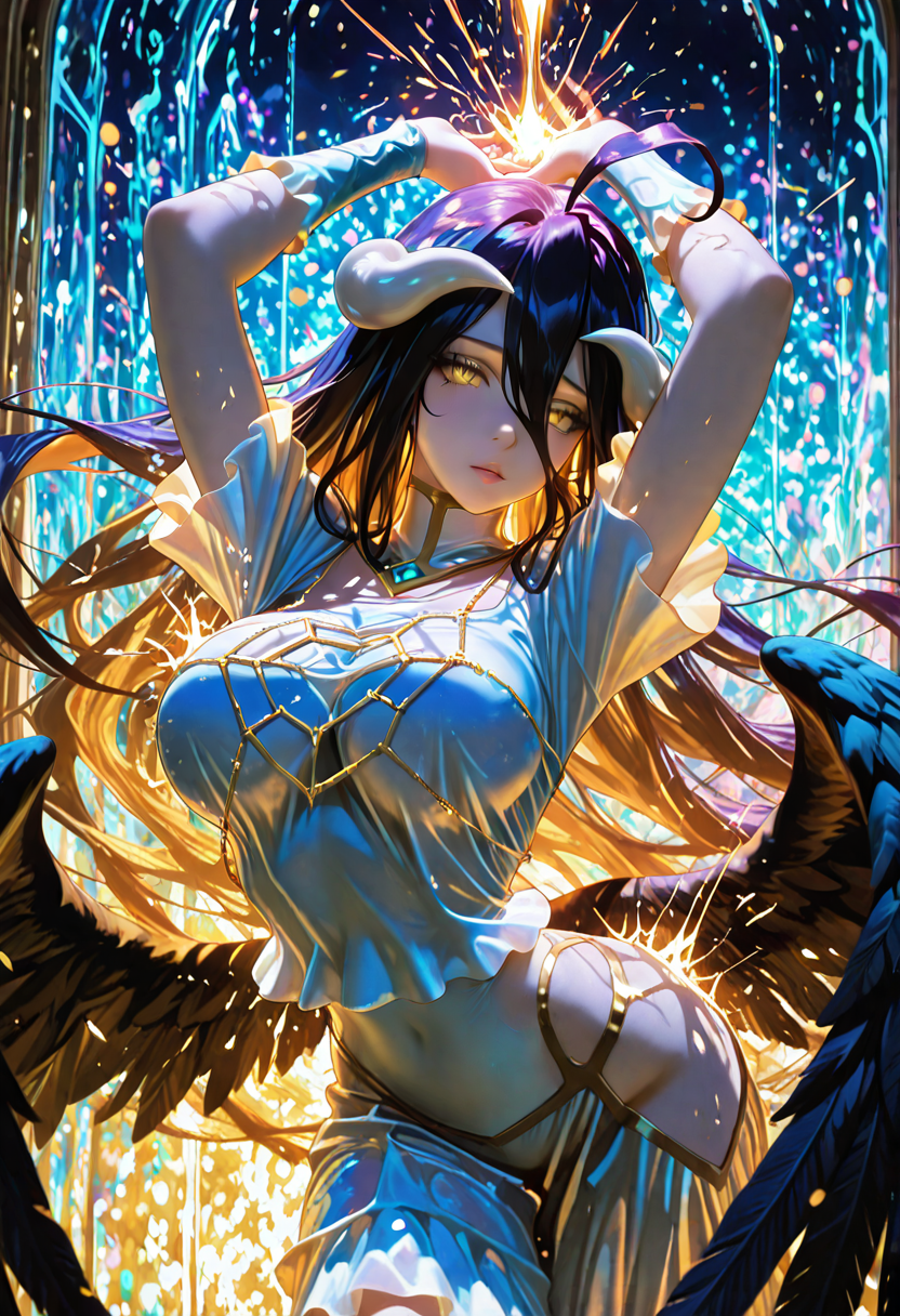 A6 Waifu Board Magic Glass Albedo