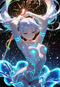 A6 Waifu Board Magic Glass Frieren
