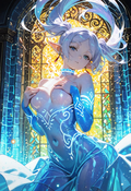 A6 Waifu Board Magic Glass Frieren