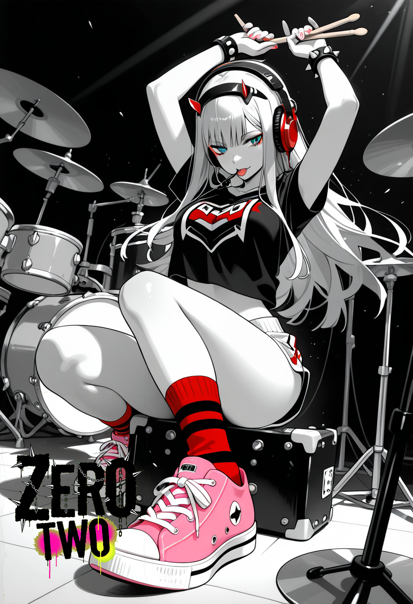 A6 Waifu Board Rockers Zero Two