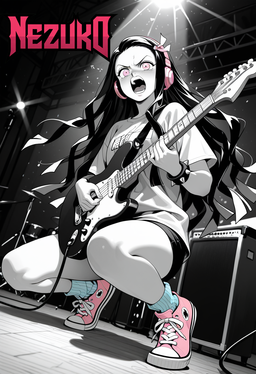 A6 Waifu Board Rockers Nezuko
