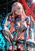 A6 Waifu Board Disco Gods Zero Two