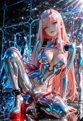 A6 Waifu Board Disco Gods Zero Two