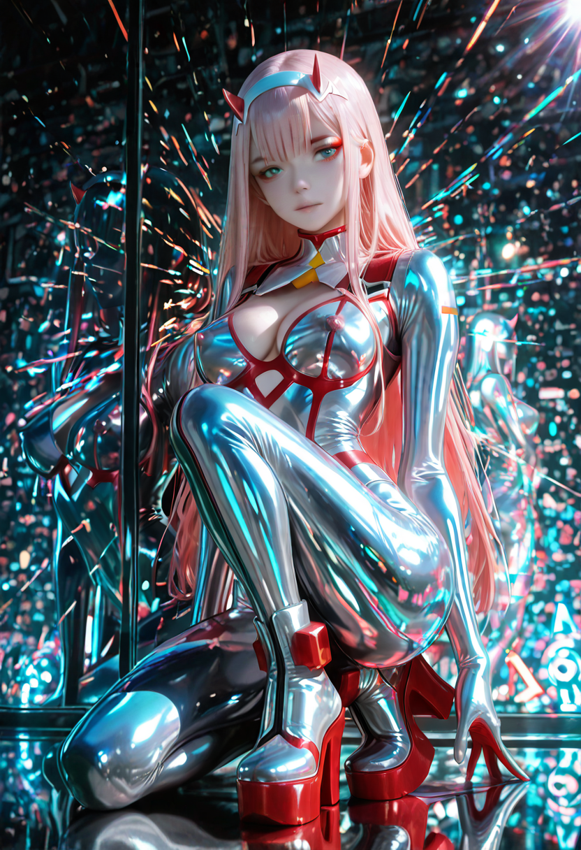 A6 Waifu Board Disco Gods Zero Two