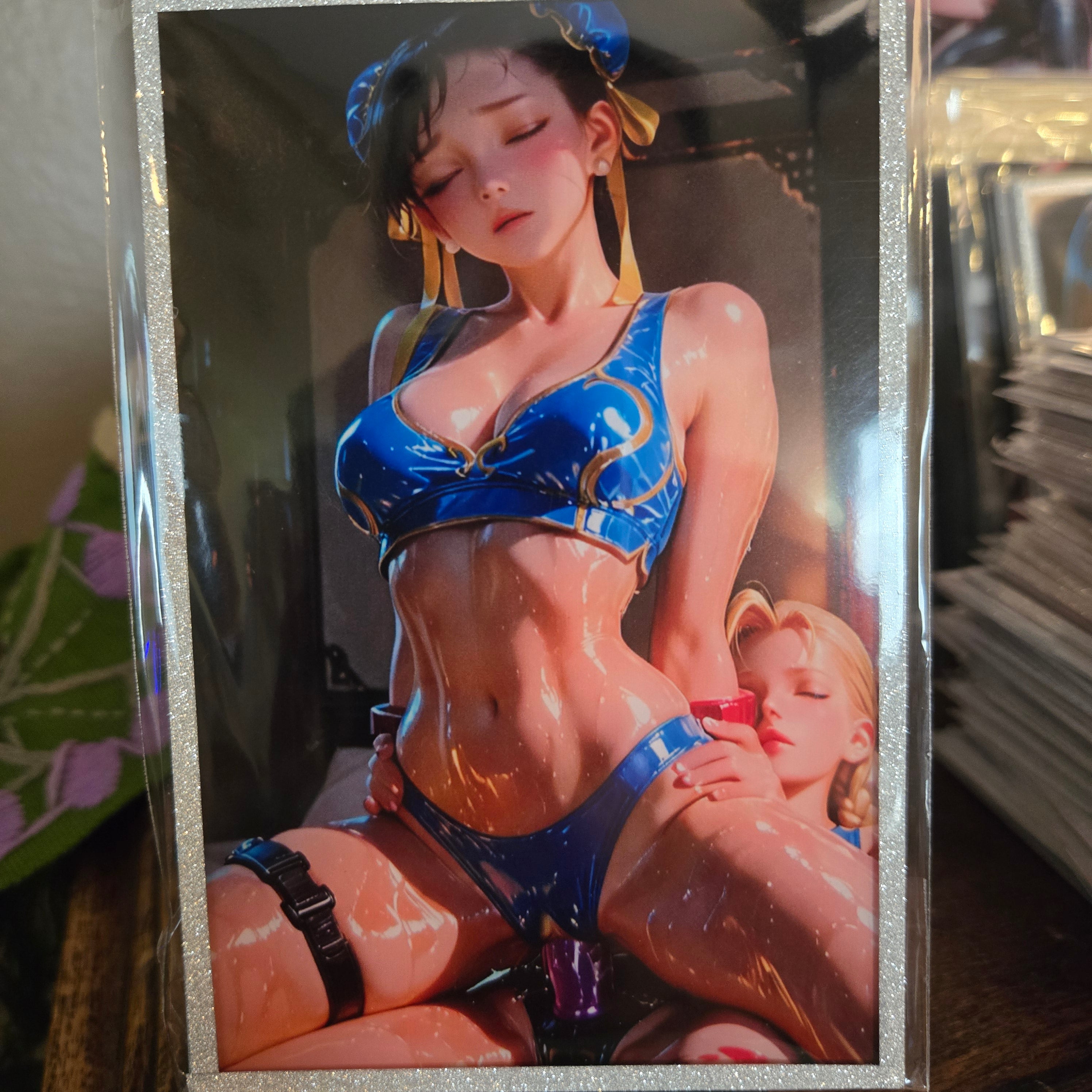 A6 Waifu Board Chun Li, Cammy White