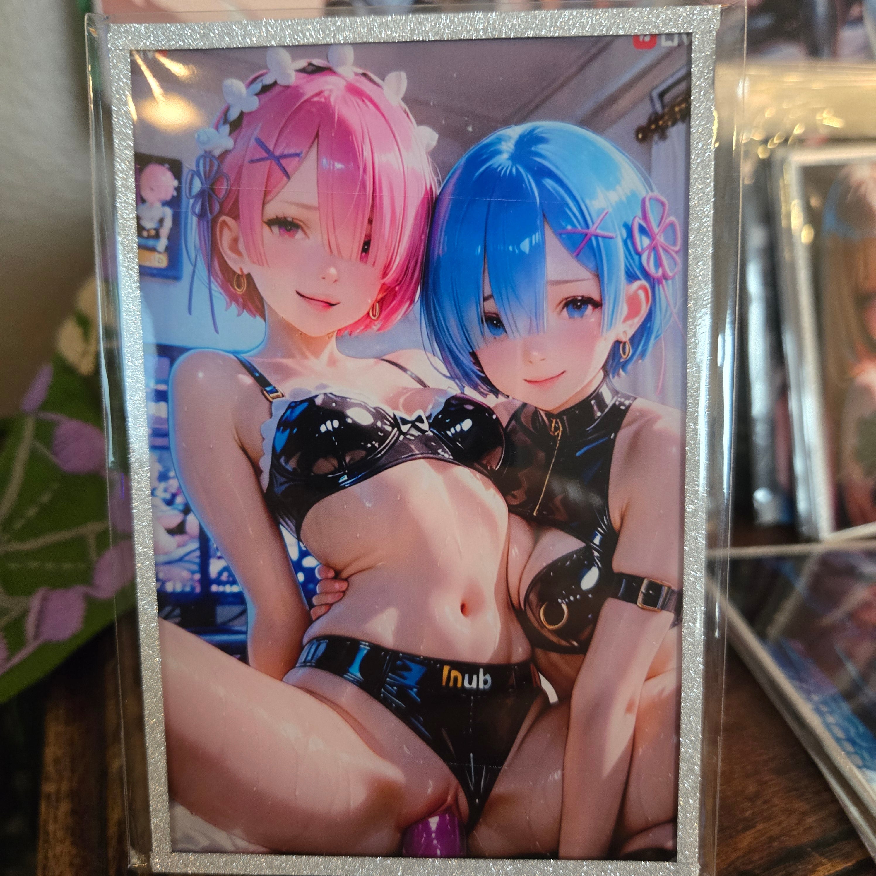 A6 Waifu Board Rem , Ram