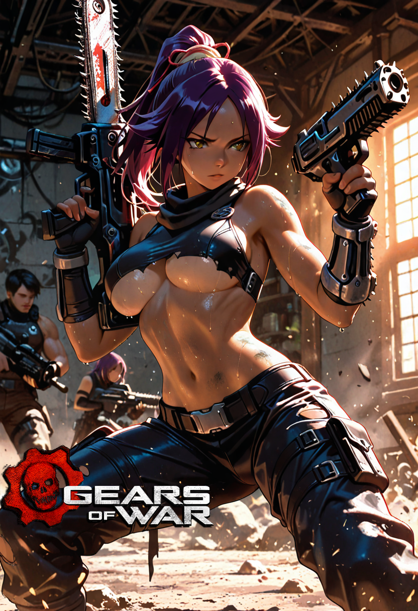 A6 Waifu Board Gears Yoruichi