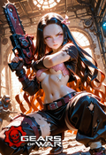 A6 Waifu Board Gears Nezuko
