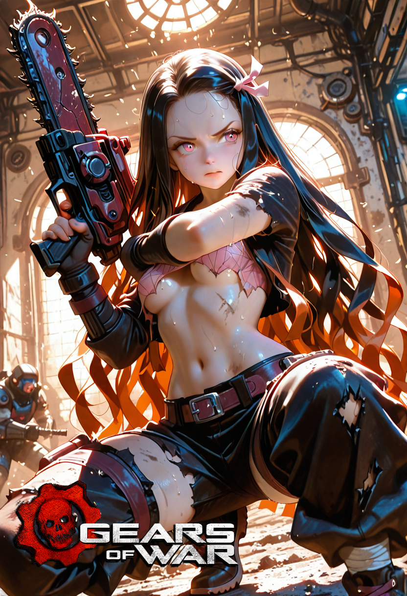 A6 Waifu Board Gears Nezuko