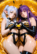 A6 Waifu Board Bee Mine Frieren and Fern