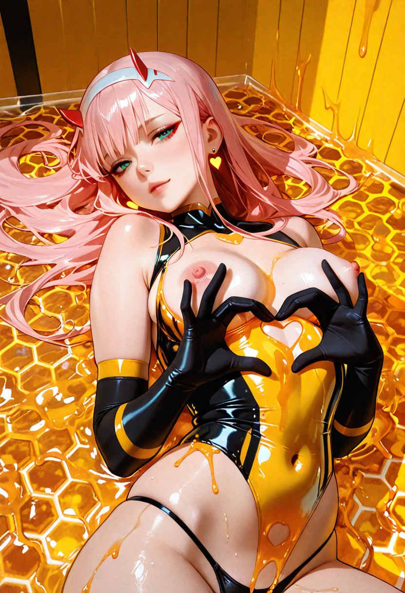 A6 Waifu Board Bee Mine Zero Two