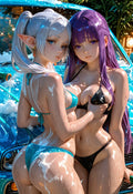 A6 Waifu Board Car Wash Frieren and Fern