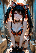 A6 Waifu Board Free Kitten Kurumi