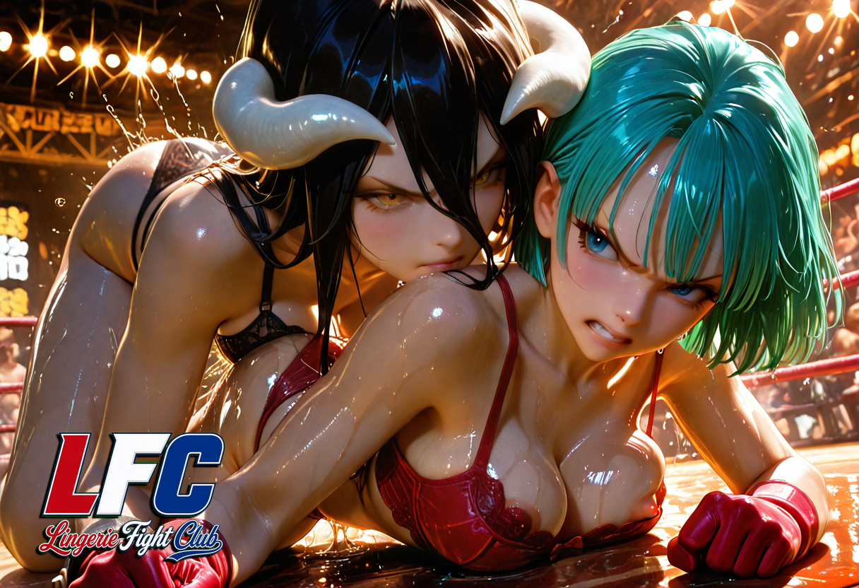 A6 Waifu Board LFC Albedo and Bulma