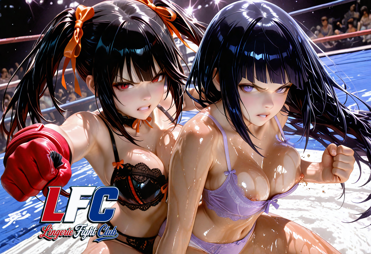 A6 Waifu Board LFC Kurumi and Hinata