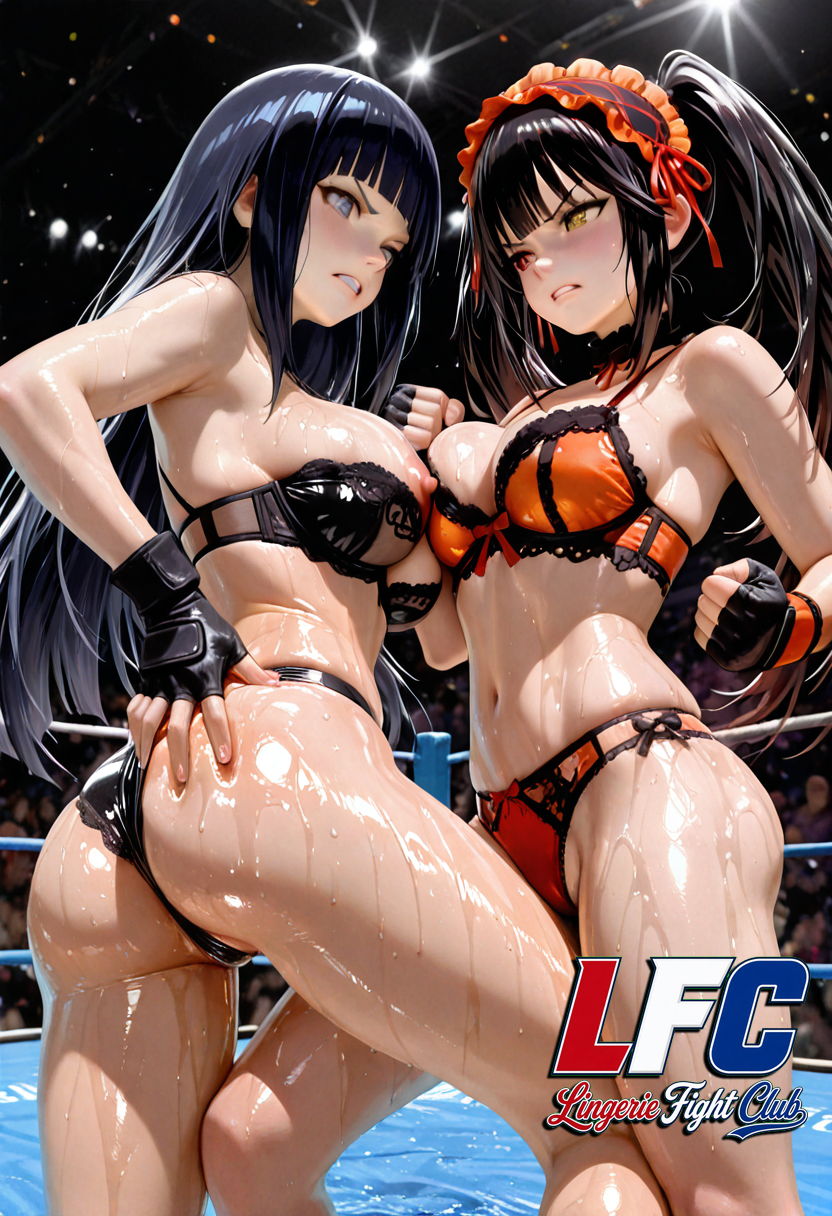 A6 Waifu Board LFC Kurumi and Hinata