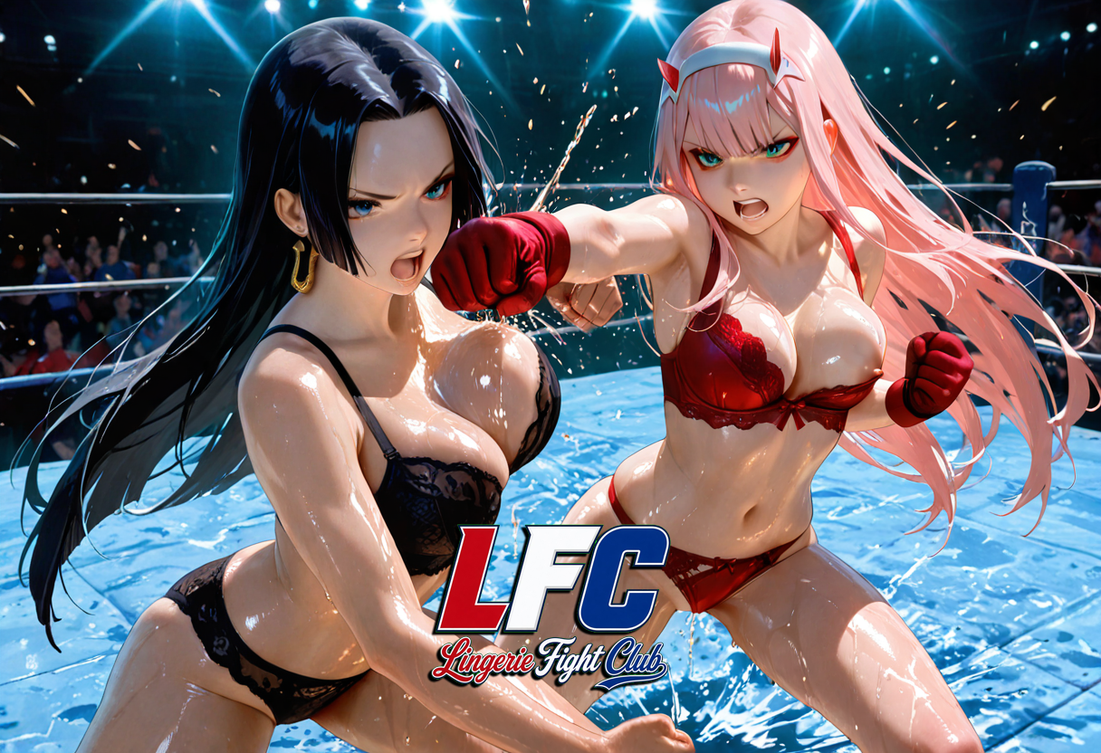 A6 Waifu Board LFC Boa Hancock VS Zero Two