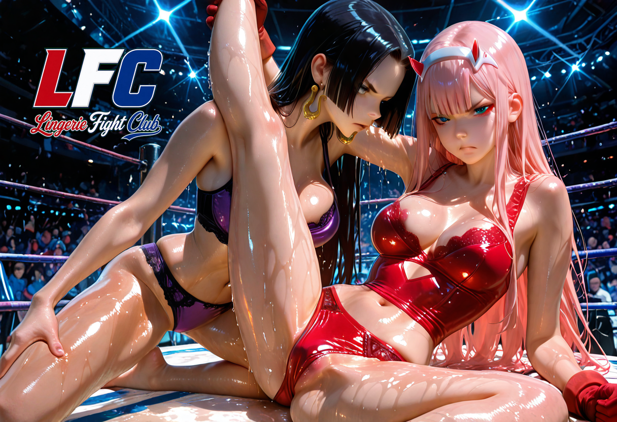 A6 Waifu Board LFC Boa Hancock VS Zero Two