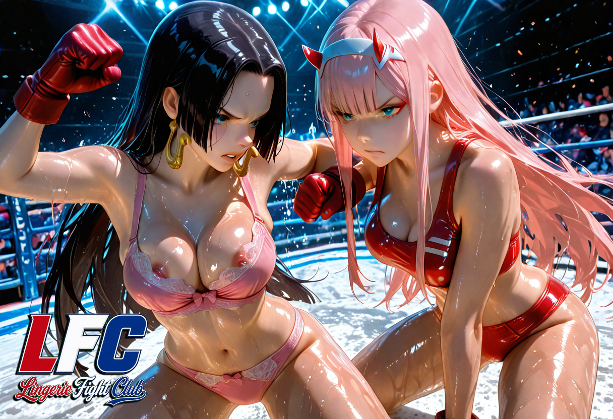 A6 Waifu Board LFC Boa Hancock VS Zero Two