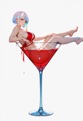 A6 Waifu Board Happy Hour Cyber Lucy