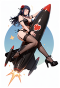 A6 Waifu Board Rocket Girl Hinata