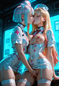 A6 Waifu Board Dr. Love Cyber Lucy and Marin