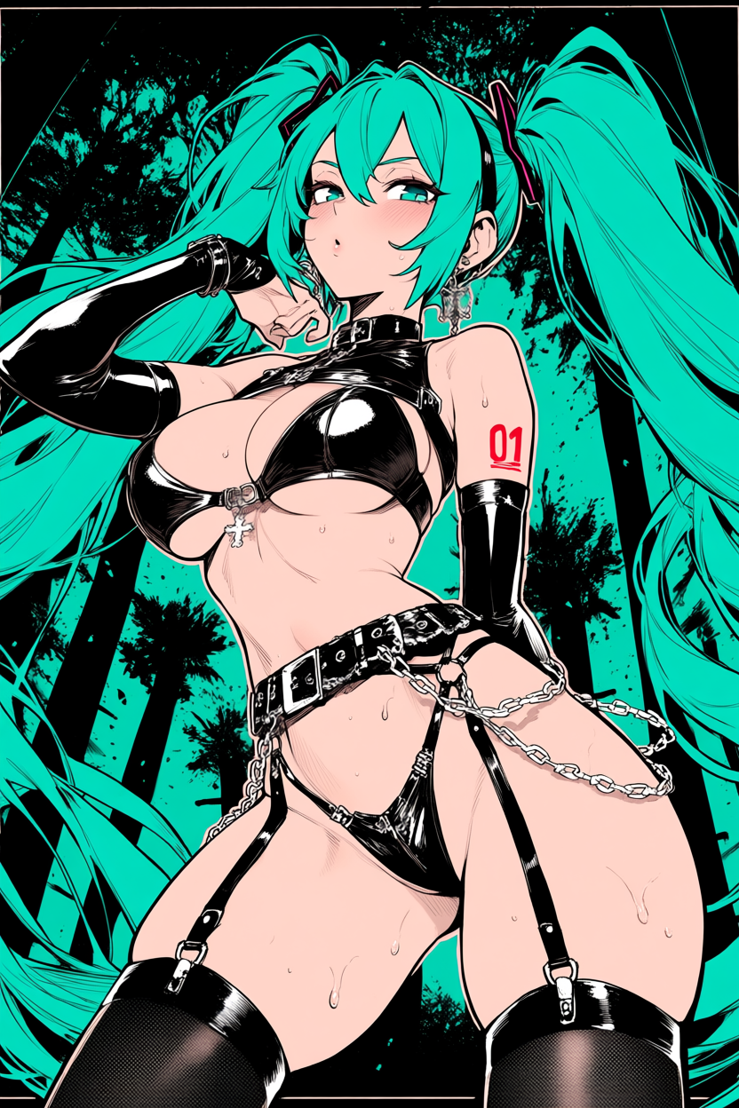 A6 Waifu Board Manga Miku