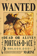 Painting 9x12 Wanted Poster Ace