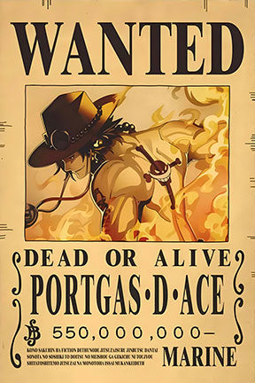 Painting 9x12 Wanted Poster Ace