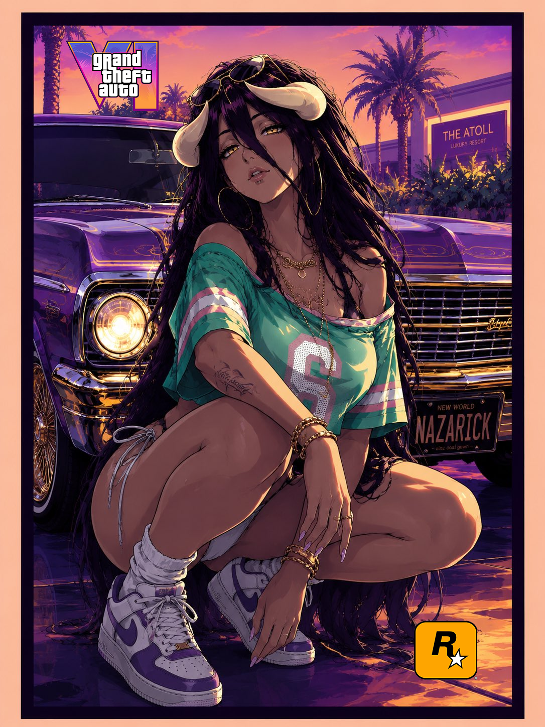 A6 Waifu Board Albedo