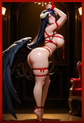 A6 Waifu Board Ribbons Albedo