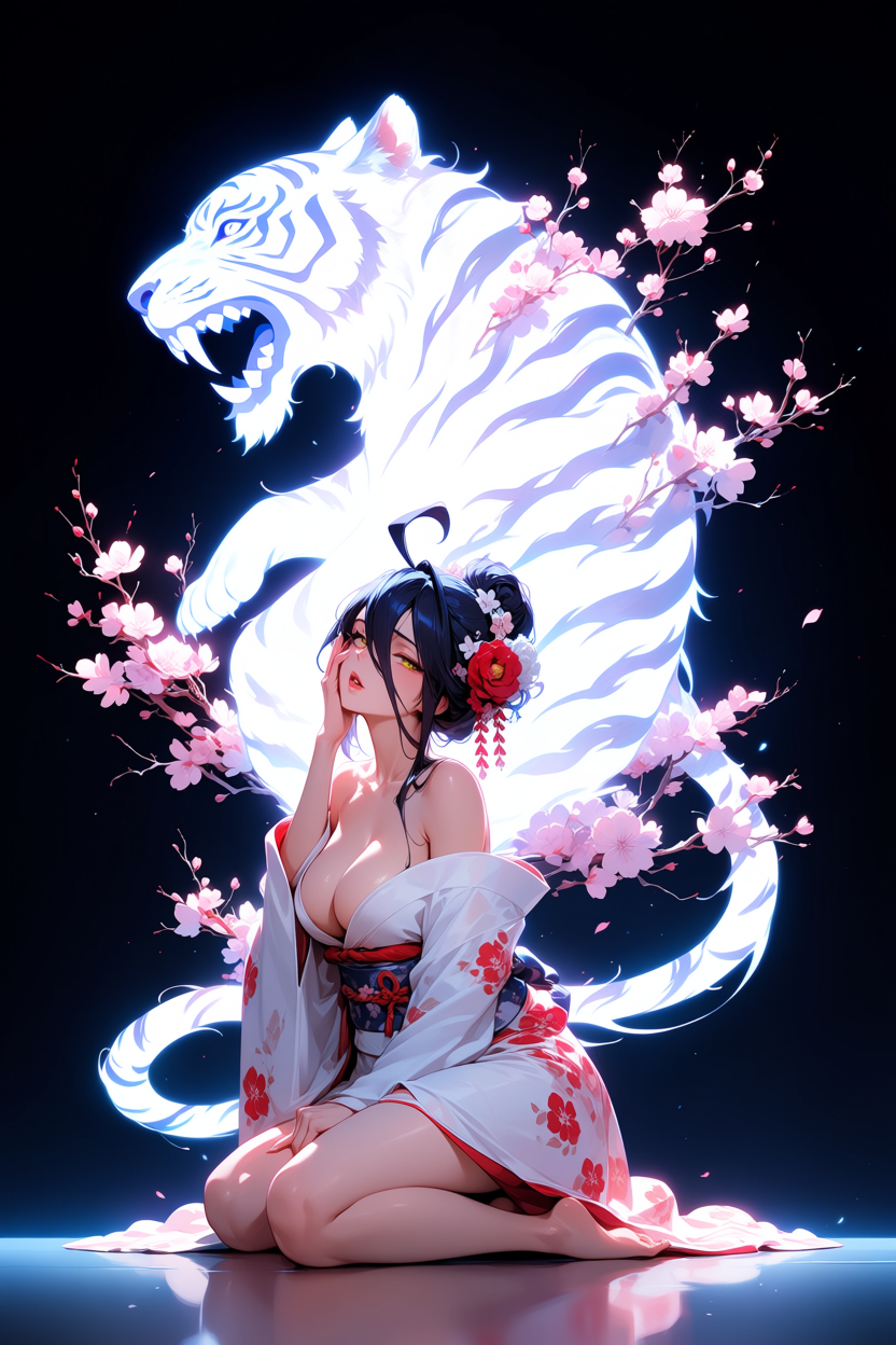 A6 Waifu Board Cherry Blossom Albedo