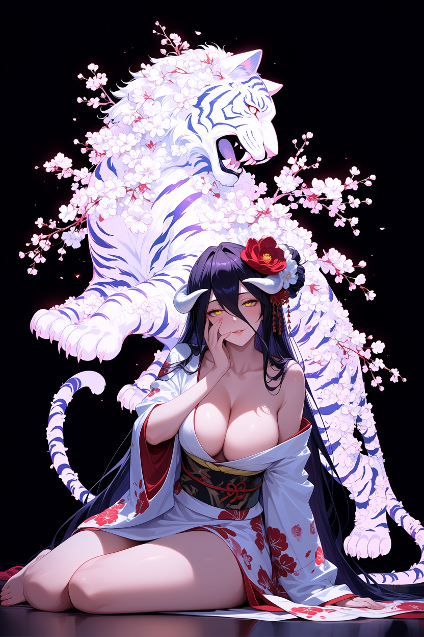 A6 Waifu Board Cherry Blossom Albedo
