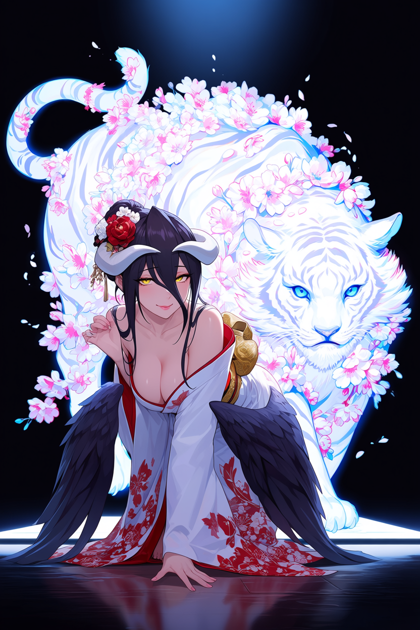A6 Waifu Board Cherry Blossom Albedo