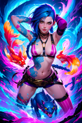 A6 Waifu Board Crazy Tats Jinx