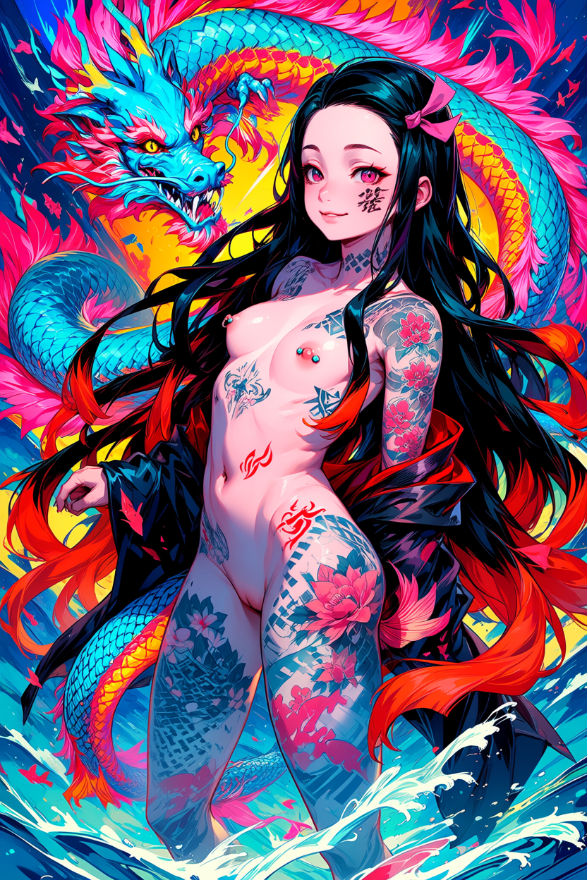 A6 Waifu Board Crazy Tats Nezuko