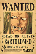Painting 9x12 Wanted Poster Bartolomeo