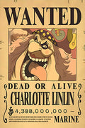Painting 9x12 Wanted Poster Big Mom