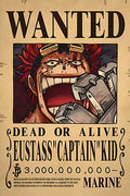 Painting 9x12 Wanted Poster Captain Kid