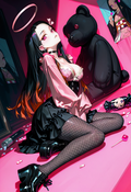 A6 Waifu Board Candyland Nezuko