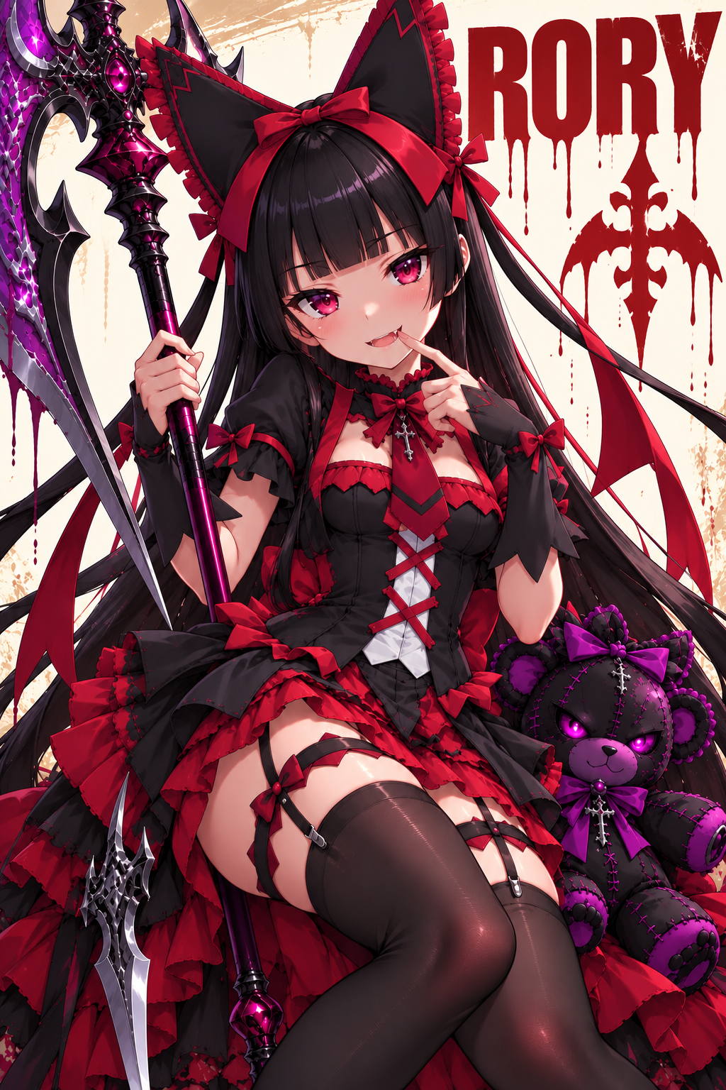 Waifu Board Samurai Rory - Art by richardncali