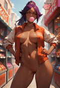 Kaze Kustoms Waifu Board Night Shopping Yoruichi